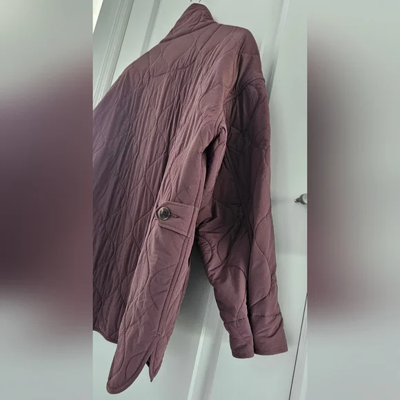 Faherty Horizon series Brown Quilted oversize Jacket size XS/ S - Picture 8 of 16